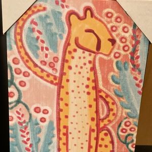 Framed cheetah picture